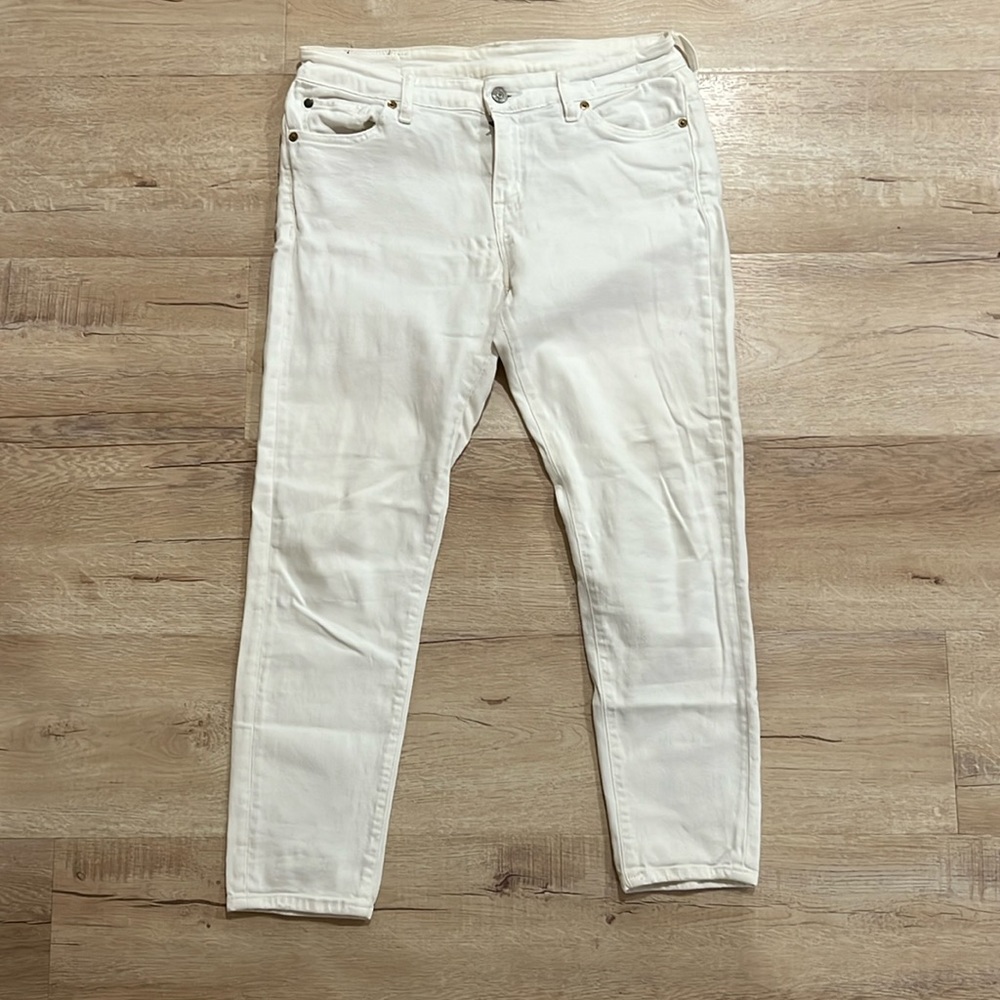 Ralph Lauren white jeans